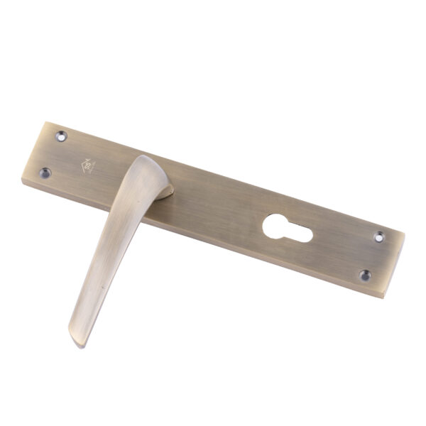Solid Brass Plate Door Handle PVD Gold PVD Rose Gold Matt SSF Matt Graphite Matt Antique