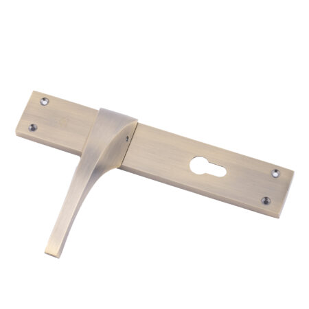 Solid Brass Plate Door Handle PVD Gold PVD Rose Gold Matt SSF Matt Graphite Matt Antique