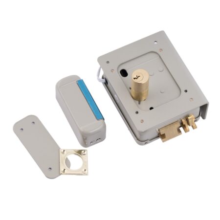 Electric control gate lock
