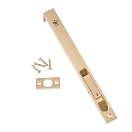 Solid Brass Flush Bolt PVD GOLD PVD ROSE GOLD MATT SSF MATT GRAPHITE MATT ANTIQUE